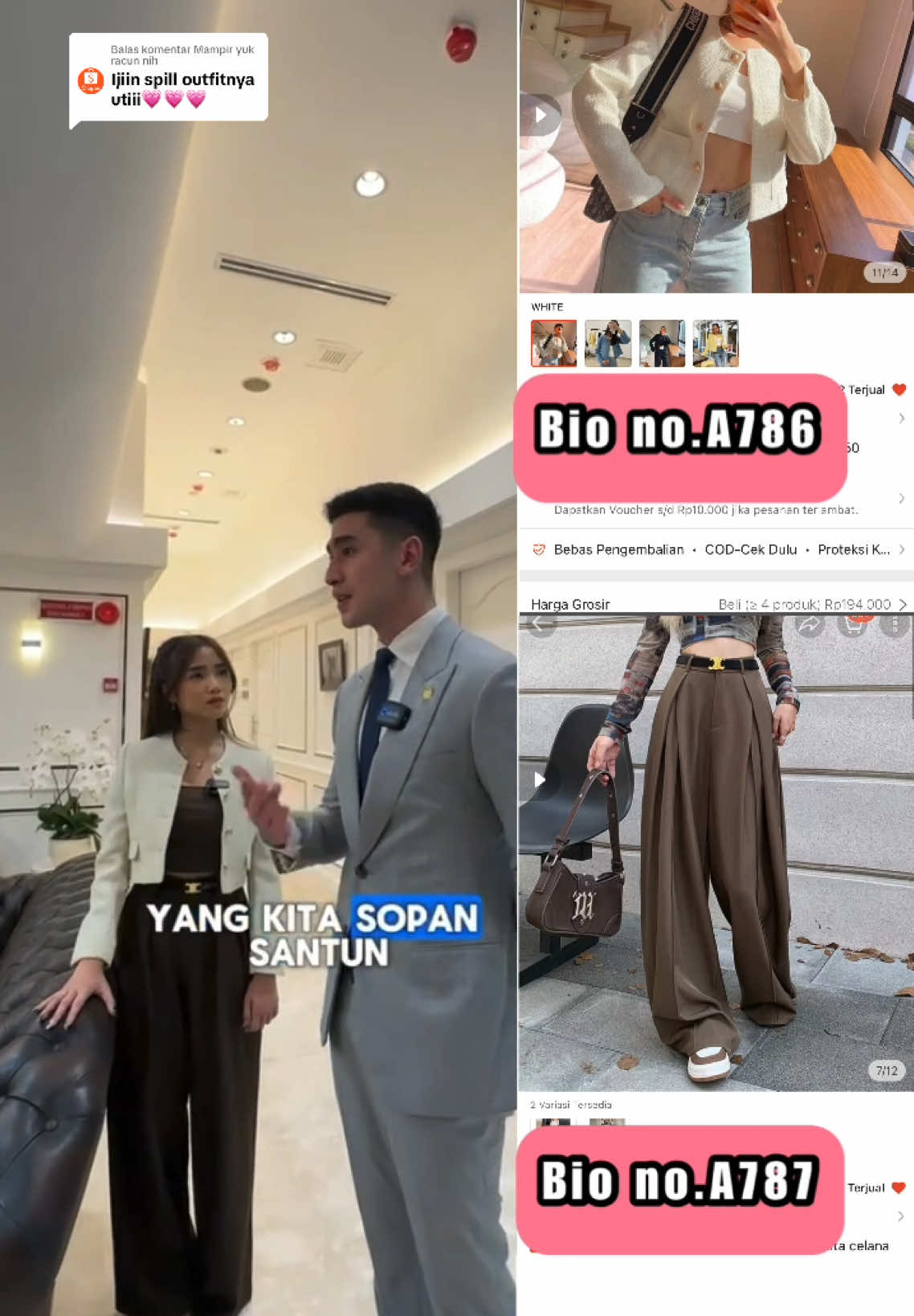 Membalas @Mampir yuk racun nih #xyzbcafypシ゚❤ #racunshopee #outfitinspo #outfitideas #ootdfuji #fujian #ferrelbramasta #fypシ゚ 