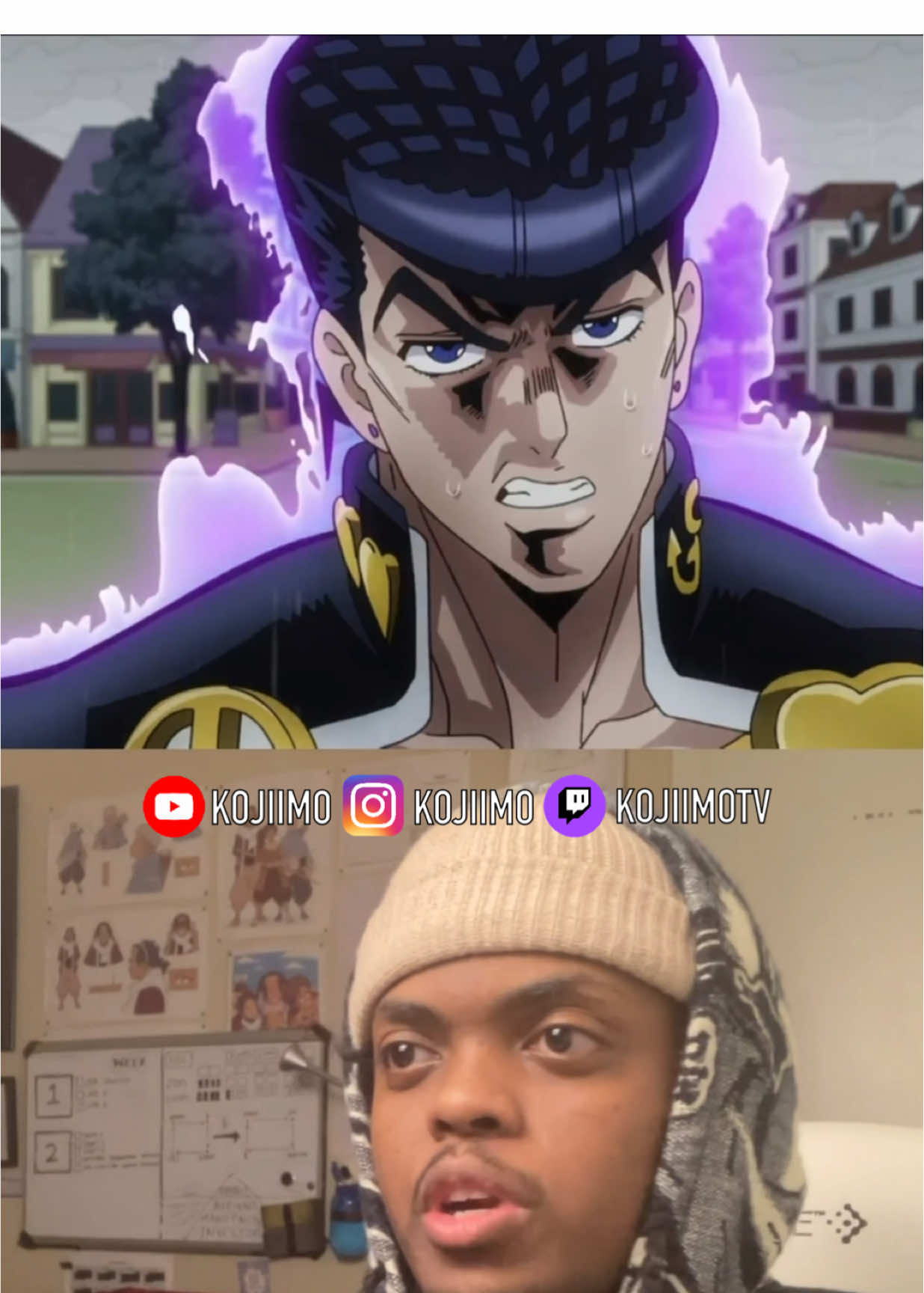 BRO KIRA IS WEAK ‼️ #jojo #jjba #anime #reaction #jotaro #josuke 