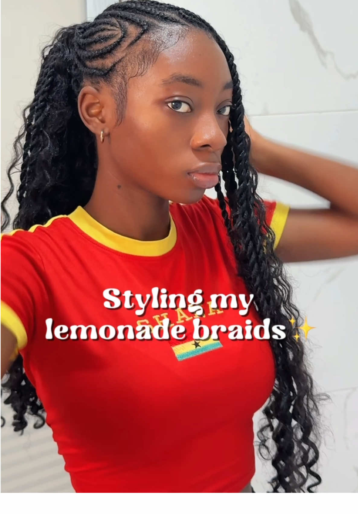 5 ways to style your lemonade knotless braids Honestly I think this hairstyle fits a lot of people. Try it out, you’ll love it😍   #lemonadebraids #hairstyles #braidsinspo #foryoupage 