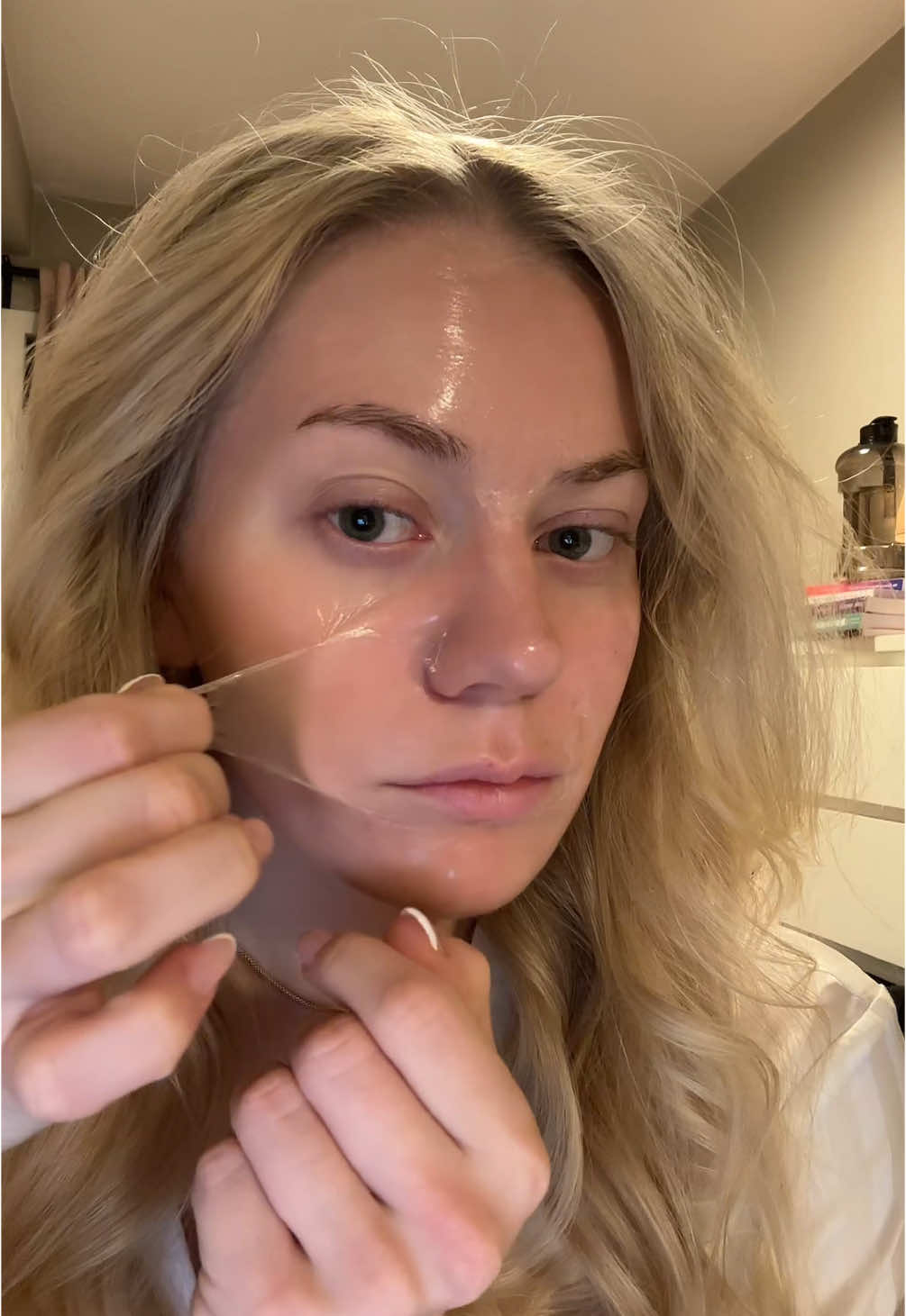 Trying the viral medicube over night mask✨ #overnightmask #mask #skincare 