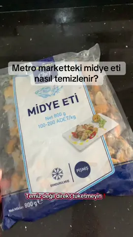 Ziyan olmaması için bukadar uğraştım🤧 Birdaha alacağımı düşünmüyorum.  #metromarket #midye #midyeeti #temizlik #fyp 