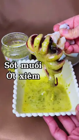 Sốt ớt xiêm xanh chấm hải sản  #xuhuong #nauancungtiktok #comnha #tet 