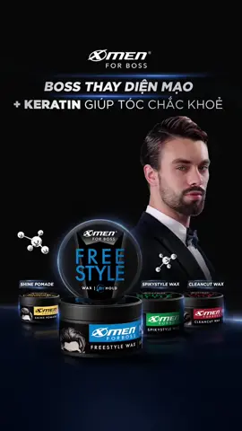 Sáp Vuốt & Dưỡng Tóc X-Men For Boss Mới! Định hình phong cách chuẩn Boss #xmenforboss #sapvuottoc #gelvuottoc #giuneptoc #chathuongchatbosschatthanhcong 