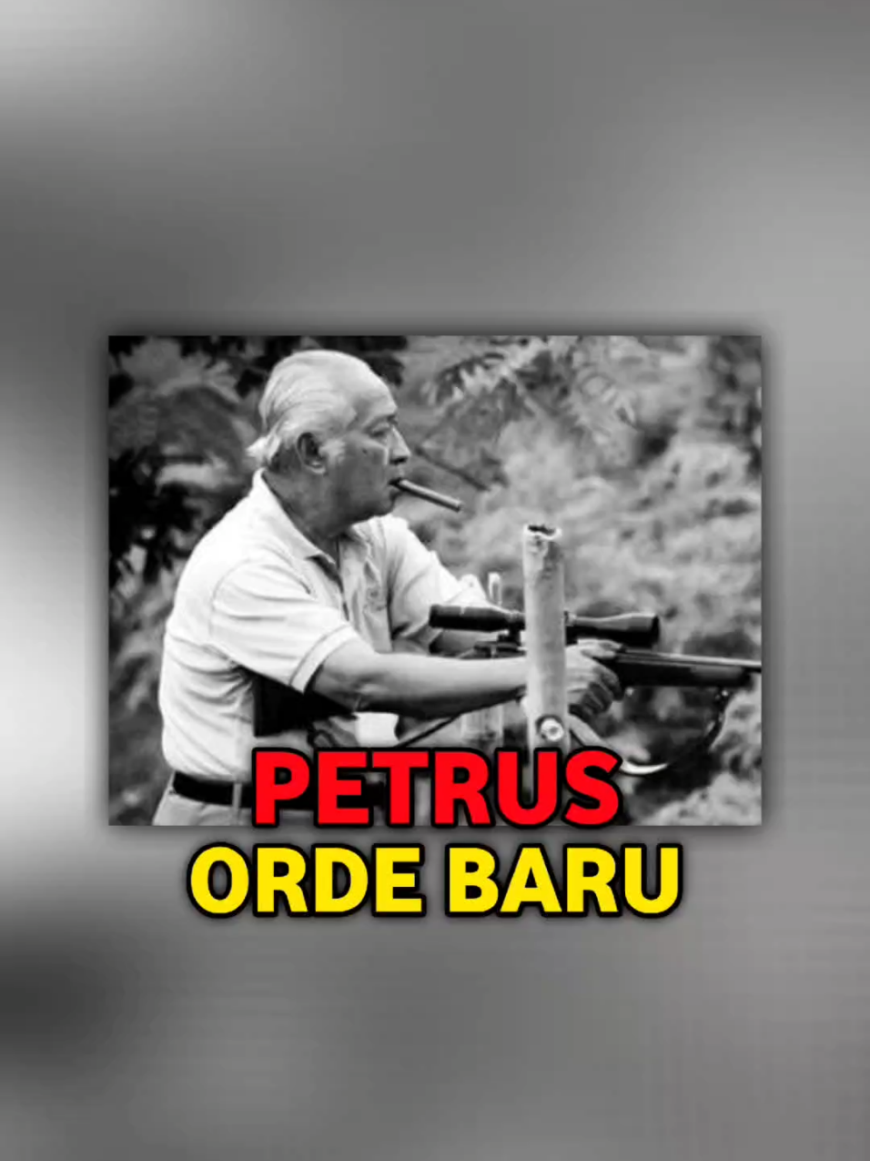 SEJARAH PETRUS PADA ZAMAN ORDE BARU #sejarahIndonesia #soeharto 