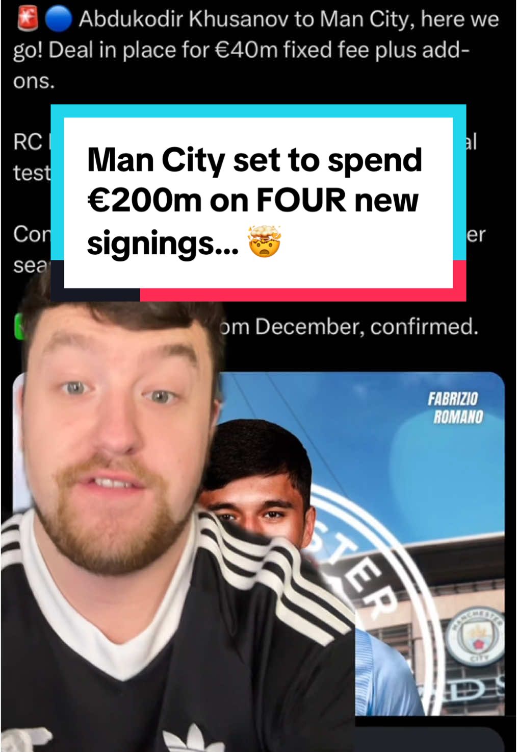 Man City set to spend €200m on FOUR new signings… 🤯 #mancity #manchestercity #mcfc #juventus #transfernews #rorytalksfootball 