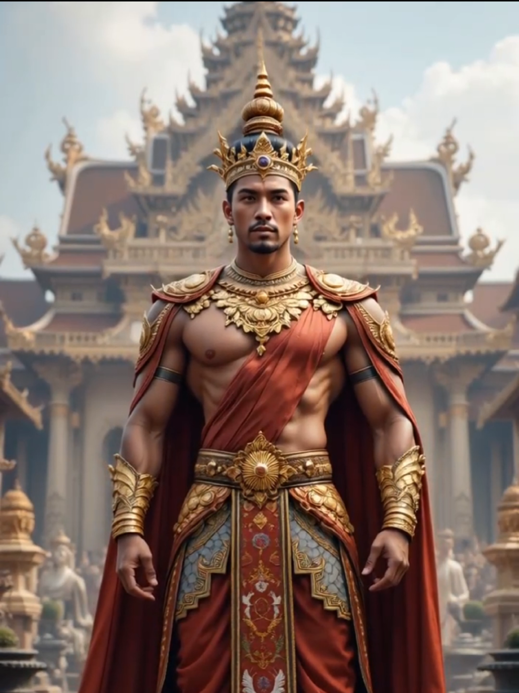 Ilustrasi Raja dari Kerajaan Indonesia #ai #aiart #art #king #raja #edit #kingdom #aawdk.ai