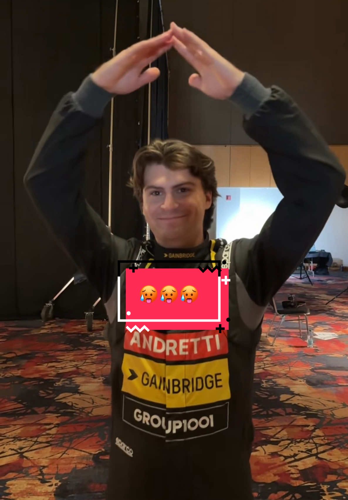 it took TikTok shutting down for Colton to do this 🤕 #andretti #hottogo #coltonherta #mediaday 