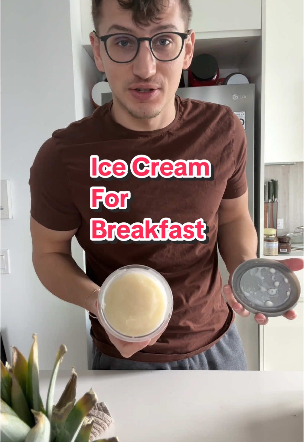 #breakfasticecream 