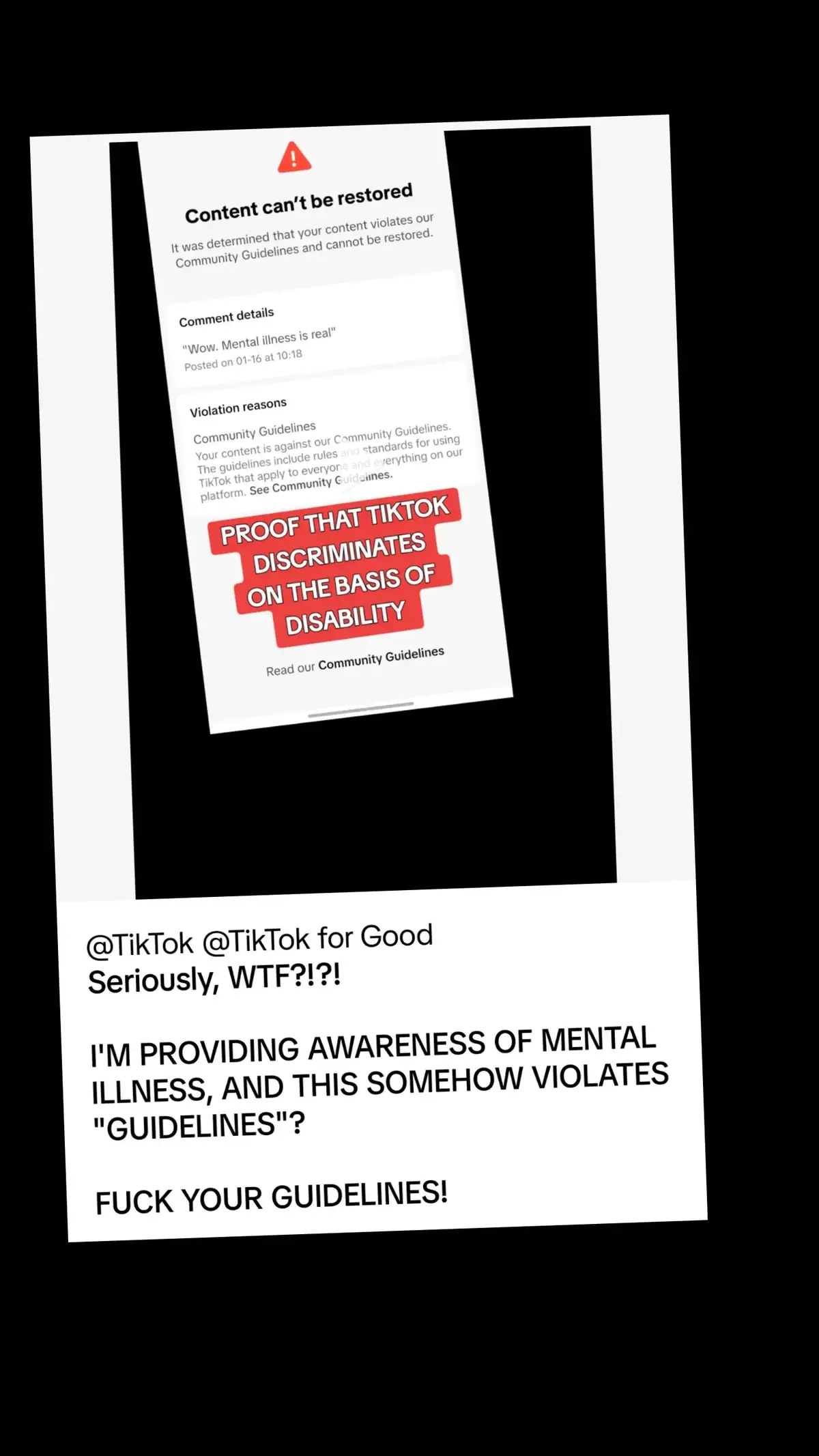 @TikTok @TikTok for Good 