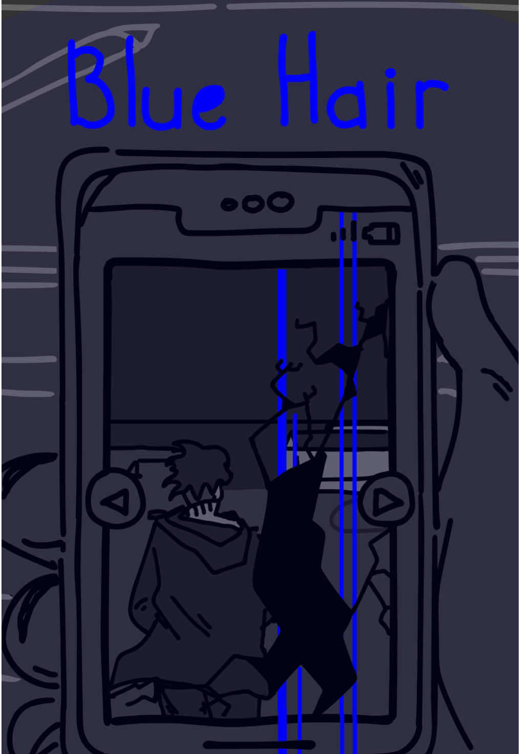 And I guess… I just miss her? Even if she didn’t even really gone🥲.                                            #AnimationMeme #OriginalArt #Animation #animation #animationmeme #originalart #TVGirl #BlueHair #BlueHairMeme