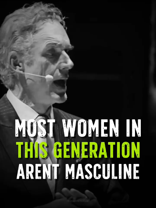 Most women in this Generation aren't masculine !! #women #inspiration #motivation #lifequotes #jordanpeterson #inspiremotive #motivationalvideo 