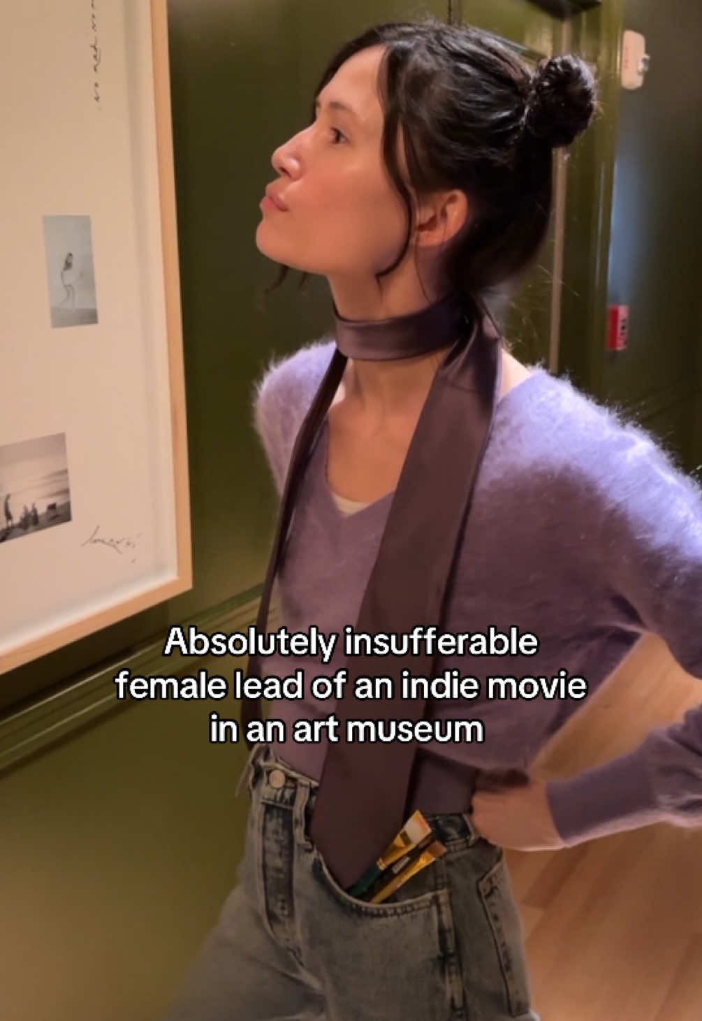 And then she evaporates 