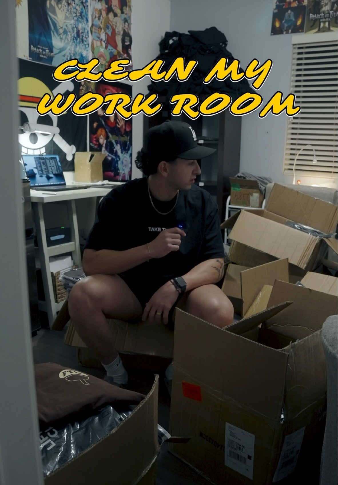 Just the start 🙂‍↔️🎥 #clothingbrandowner #videoedit #fyp #cleanwithme #roommakeover 