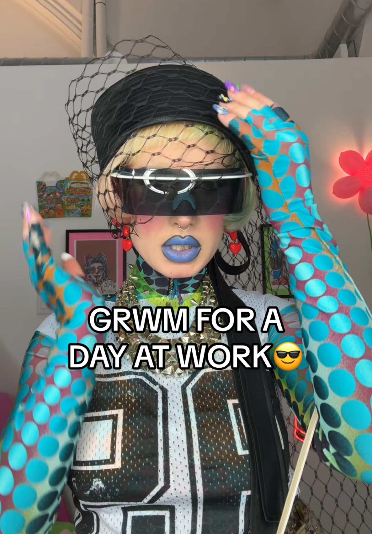 Prob one of my fave fits of the year so far🥲🥲🥲 I feel like a supervillain 🦹 #fyp #grwm #maximalism #maximalist #vintagefashion #thriftedfashion #fashiontiktok #jeanpaulgaultier #pierrecardin #commedesgarcons #smalldesigner #upcycledfashion #sustainablefashion #futuristic #moschino 