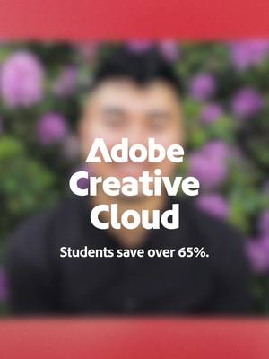 Level up with the world's leading pro creativity tools. Students save 65% on Adobe Creative Cloud.