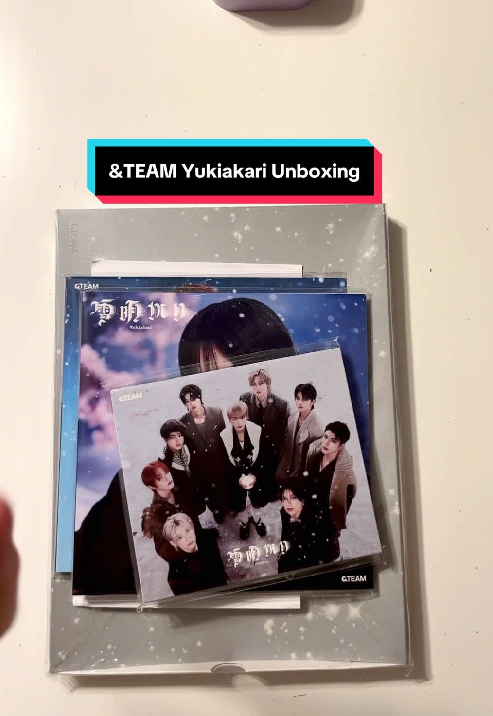 Finally posting my Yukiakari unboxing #andteam #yukiakari #albumunboxing #unboxing #jpop #kpop #fyp @&TEAM 