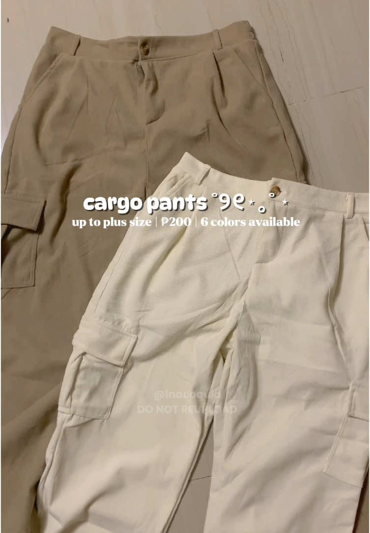 Ang ganda ng fabric ng corduroy cargo pants na ito. 🫶🏻 Hindi mo iisiping less than 300 pesos lang ❤️ #corduroypants #fyp #cargopants #plussize #cargo #outfitideas 