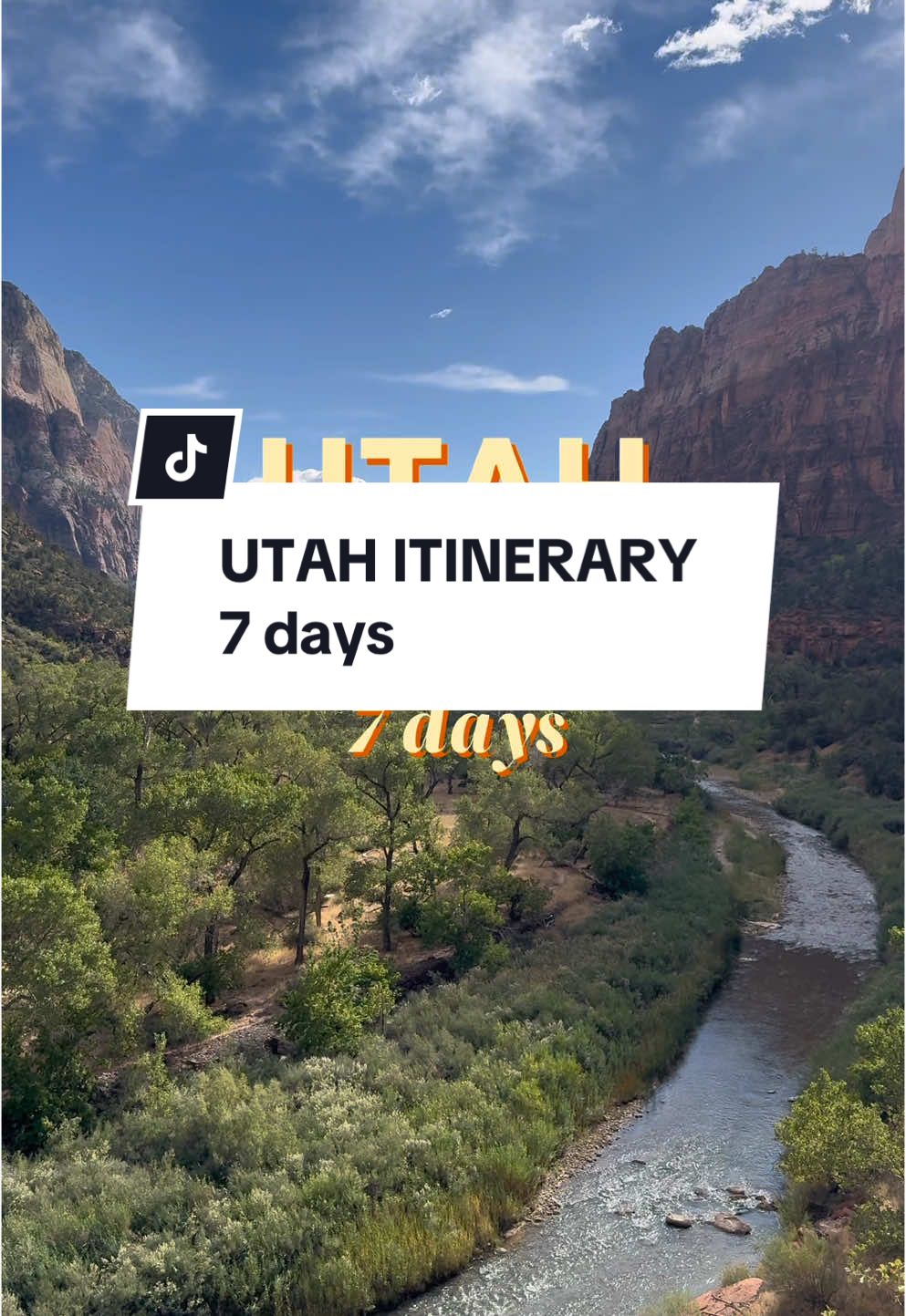SAVE this itinerary for when planning your trip to Utah ✈️🥾 This is a jam-packed itinerary, but it’s a great way to see as much as possible! Everyone travels differently but we wanted to see as much as we could while in Utah!  Our favorites were Bryce Canyon & Capitol Reef 👀 Zion was amazing but it was insanely crowded when we went in October. You of course also have to stop at Swig for a dirty soda🥤 #utah #travel #itinerary #saltlakecity #traveltiktok  #wanderingpassports #vacation #Hiking #nationalpark #zion #brycecanyon 