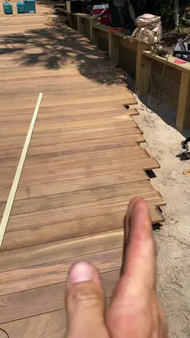 20,000 Cut! Ipê Driveway Finale #carpentry #art #artpentry #fypシ゚viral 