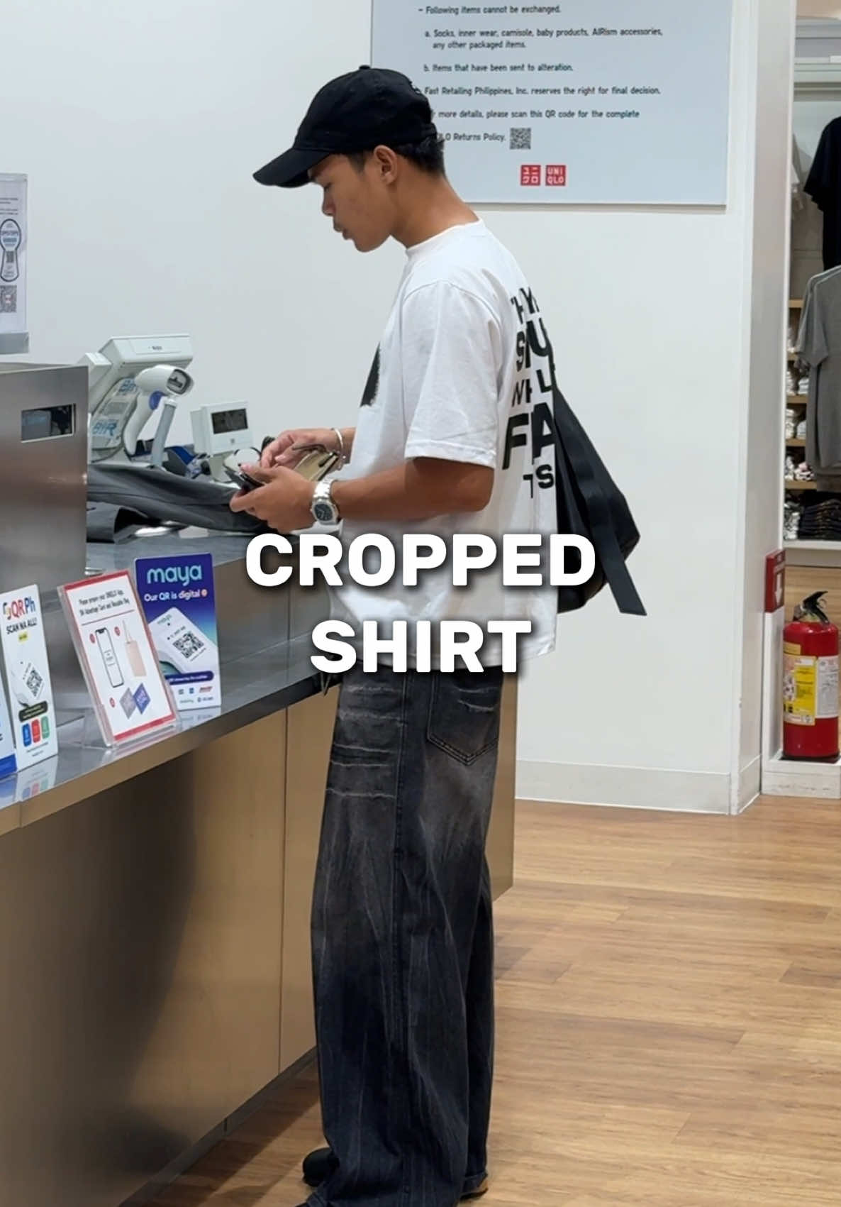 Ganda ng crop shirt na to 👌 #cropshirt #croppershirt #cropshirtoutfit #whitecropshirt 