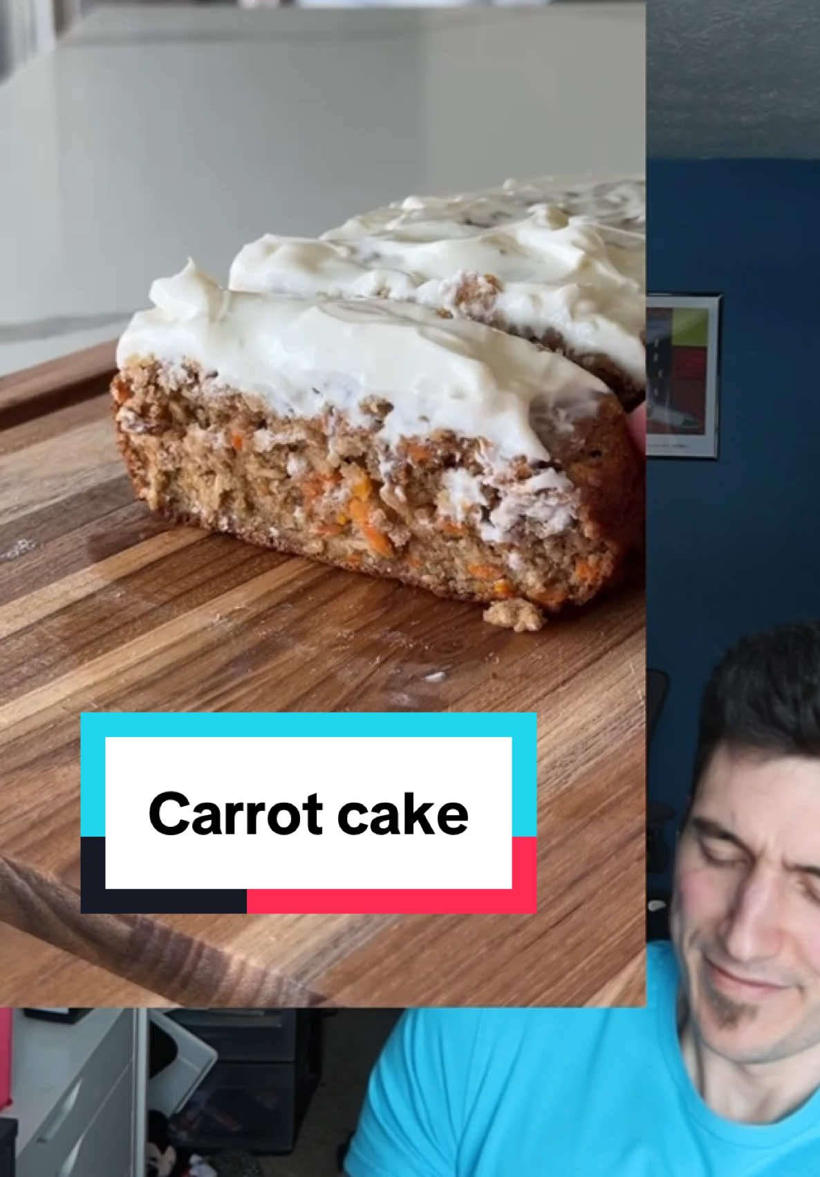 Replying to @judahslion solid recipe! Still gonna eat my artificial ingredients 💫 in moderation 💫 #carrotcake #Recipe #healthydessert 