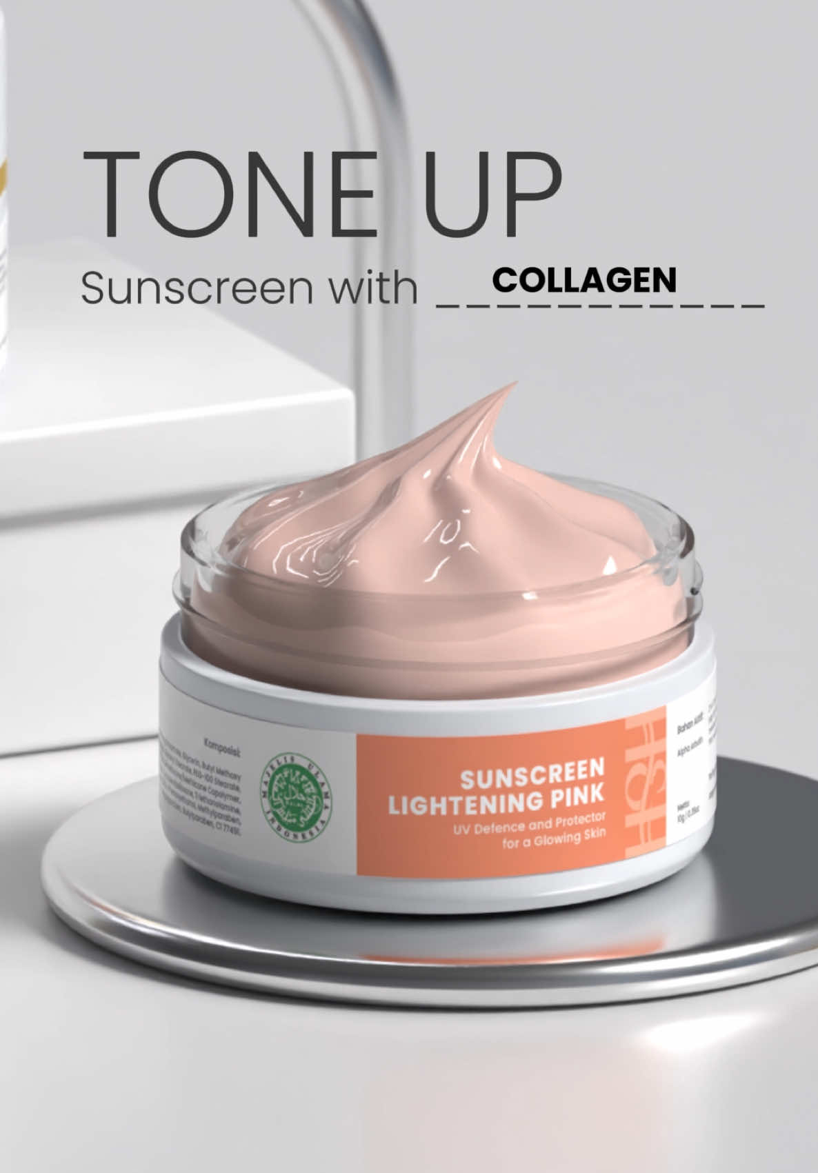 Tone up sunscreen yang jadi sahabat untuk kulit kusam, yuk cobain!🌼💗 #hnhskincarebydrkamilajaidi #dikawalsampaiglowup #24hours #rekomendasisunscreen 