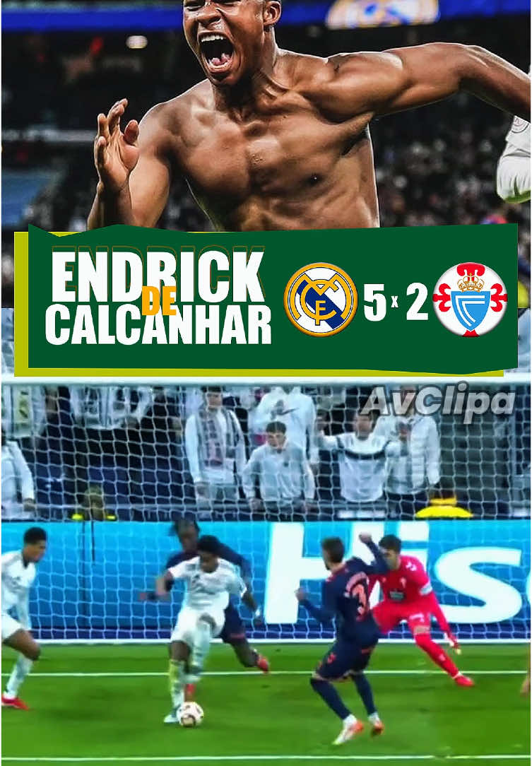 Ele salva o Real e marca de CALCANHAR!! #endrick #realmadrid #copadorei #palmeiras 
