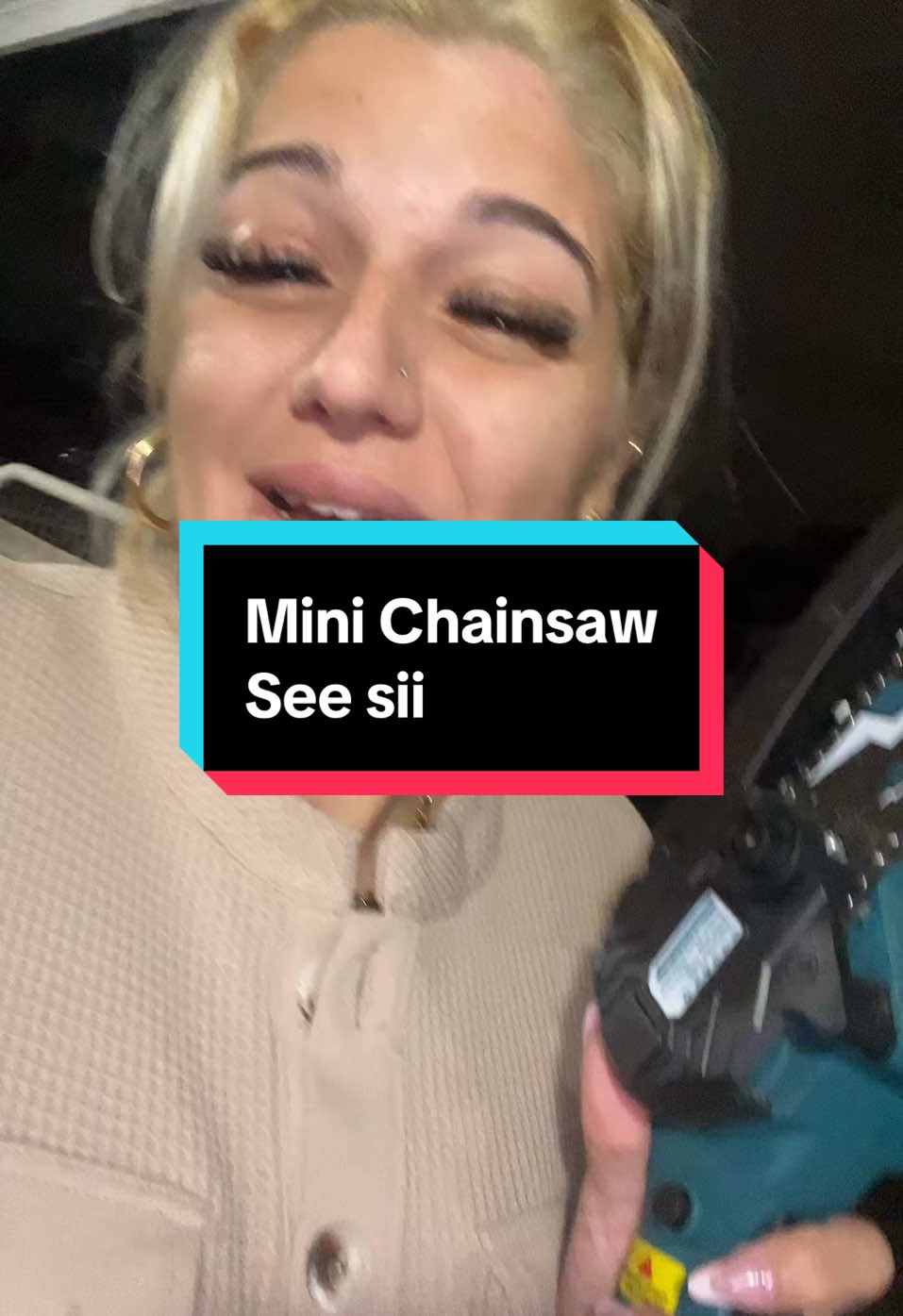 See sii Mini Chainsaw #chainsaw #seesii #yadiioshun #newyearnewaura #tiktokshopjumpstart #minichainsaw 