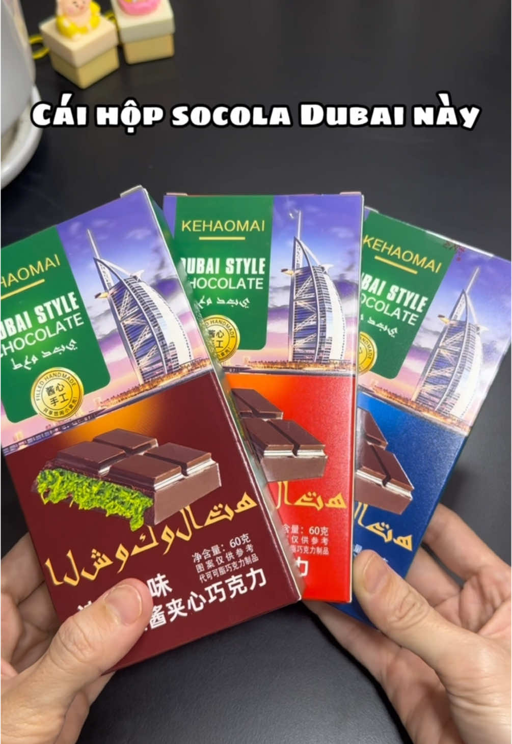 Hời ơi ăn socola Dubai với giá chỉ 26k  #socola #socolangon #socoladubai #socolanguyenchat #socoladen #anvat #fyp #nhintuine 