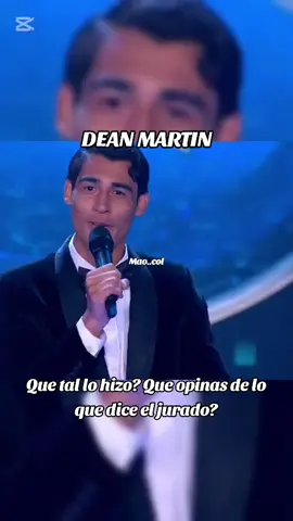 DEAN MARTIN. Yo me llamo | Temporada 10 cap 8 | Que tal lo hizo?#imitador #nuevatemporada #yomellamocolombia #colombia #fyp #maocol #yomellamo #canalcaracol #caracoltv 