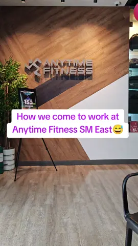 This is how we come to work at Anytime Fitness SM EAST Ortigas 🤳🏼 #AFTrailblazers #AnytimeFitnessPhilippines #AFJumpstartYourFitness