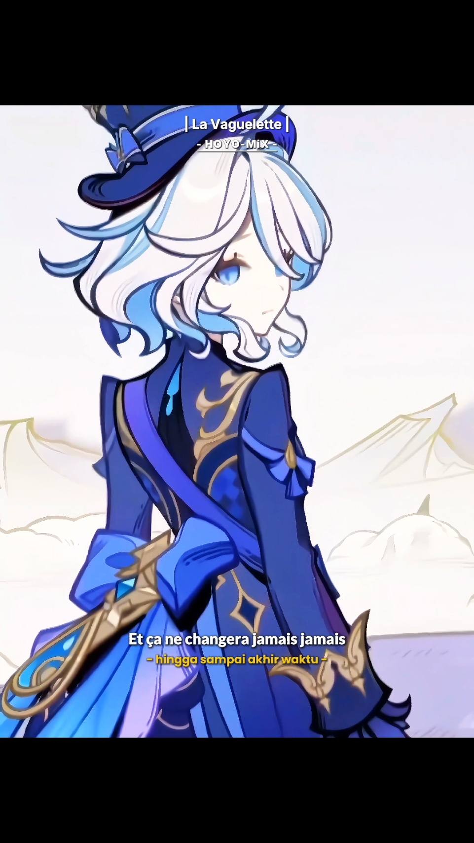 La Vaguelette~ #lavaguelette #furina #focalors #fontaine #GenshinImpact #mihoyo #hoyoverse #liriklagu #japanesesong #foryou #fyp 
