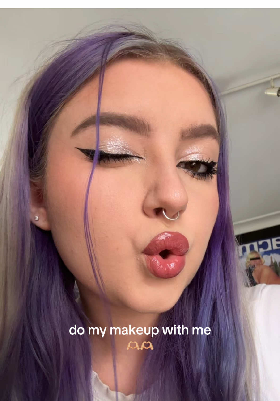 makeup time 🫶🏼💞 #Eyeliner #makeup #grwm #makeup 