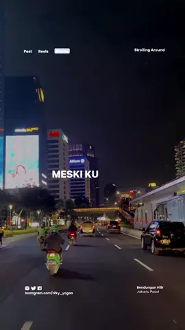 Bunga Maaf 🥀 , Tracking Lyrics at JPO Pinishi. #jakarta #jakartacitylight #3dtracking 