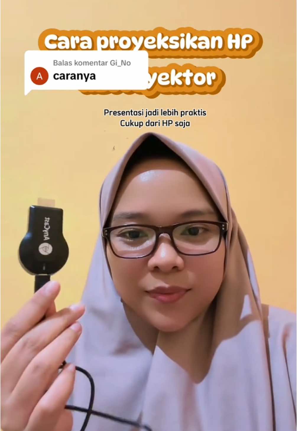 Membalas @Gi_No no ribet ribet club, presentasi jadi praktis dari HP saja cukup pake alat ini.. cek link bio no 16 #presentasipraktis #anycast 