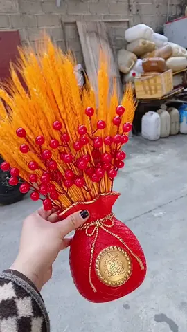 set bình lúa +lúa mạch+ 5 cành đào đông mang lại tài lộc đang sale nhanh tay nhanh tay ak🥰🥰#trangtritet #settrangtri #canhdaodong 
