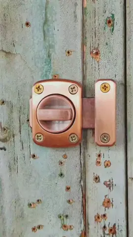 Universal Twist Lock , Zinc Alloy SecurityThicken Cast Barrel Bolt Slide Latch Bathroom Door#Stainless steel bolt door bolt#hardware#fyp #foryou #tiktok #goodthing 