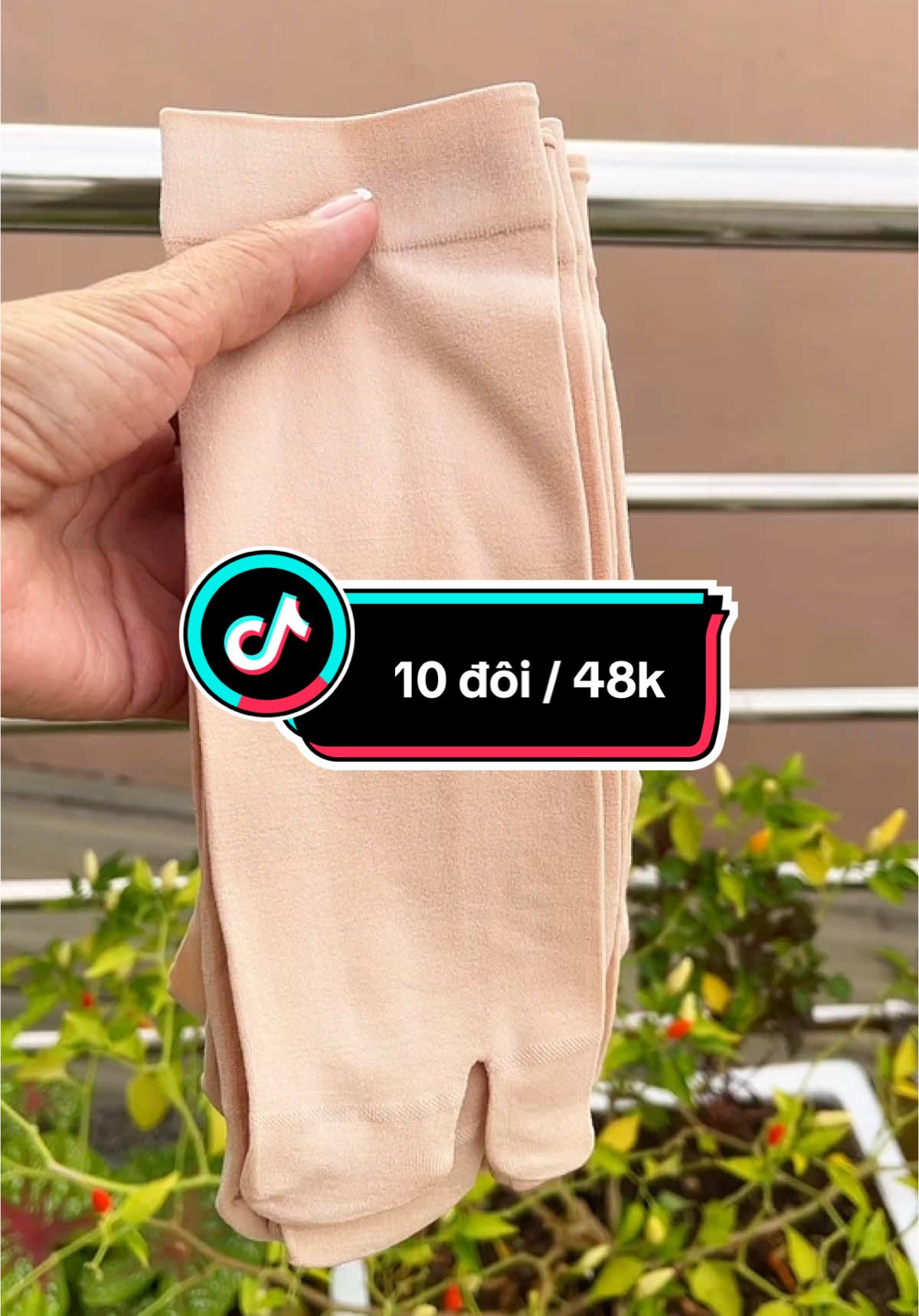Set 10 đôi tất xỏ ngón dai dày chống nắng tốt #Nghigiadung #affiliatemarketing #xuhuongtiktok #giadungtienich #48k 