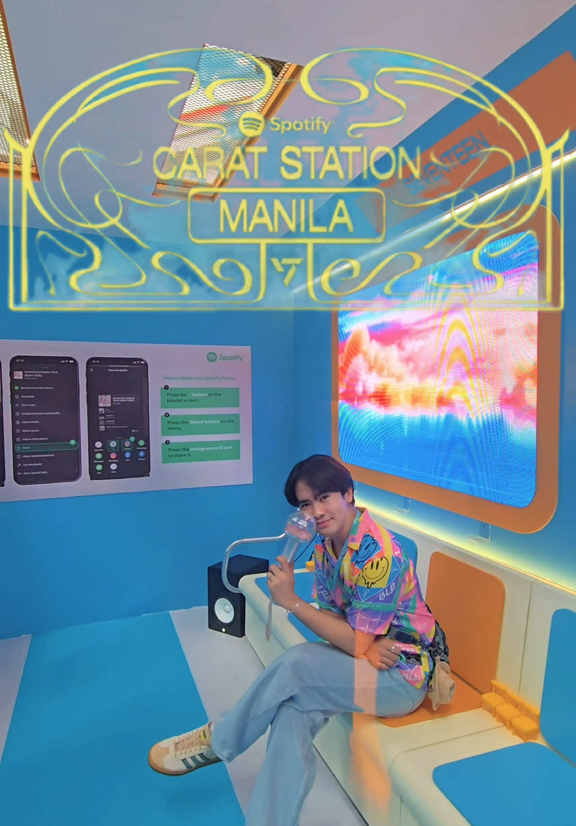 Before ang D-Day, mag-concert pre-game muna tayo dito sa CARAT Station in Manila💎🩵🩷