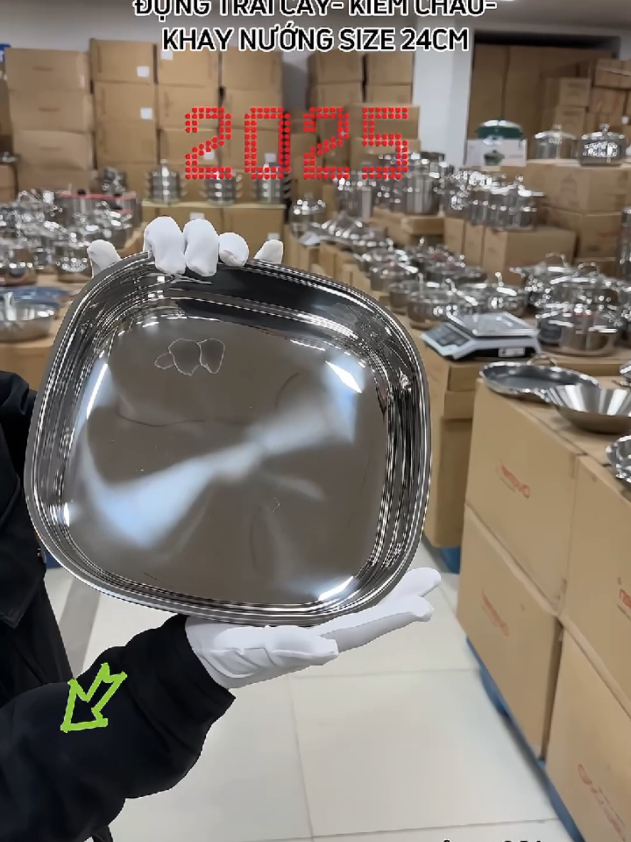 Khay kiêm chảo vuông Chockmen inox 304 đun nấu đa năng#giadung_giadinh01 #cuahangdodungnhabep1 