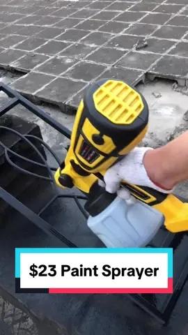 Paint-Sprayer-1000W-HVLP-High-Power-Electric-Spray-Paint-Gun 1400ml High Capacity Container Easy to Clean for Furniture Cabinets Fence Walls Door Works Garden Chairs etc #TikTokShopLoveAtFirstFind #spotlightfinds 