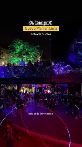 Información aquí!  🫣 PLAN BOSQUE MÁGICO ENCANTADO 📍 Ubicación: Parque zonal Huascar - Villa El Salvador  🎫 Entrada: 5 soles  🕣 Horario de Atención: 10 am a 10 pm  cómo llegar al parque zonal?  🚈 Tren Eléctrico hasta la última estación y Mototaxi 5 soles  🚍 Metropolitano hasta Estación Matellini y luego alimentador hasta parque zonal Huascar . . . . . #lima #planes #bosque #planfamiliar #niños #parque #luces 