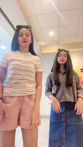 Dulu di gendong2 sekrg tingginya udh sepantar 🥰 #cinta #bestie 