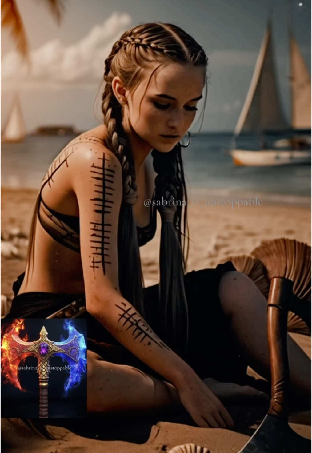 #wiking #vikings #vikingrise #midjourney #valhalla #vikingwoman #treandingvideo #vikinggirl #warriorgoddess #beautifulgirl #sexy😍🤤😍 #valkyrie 