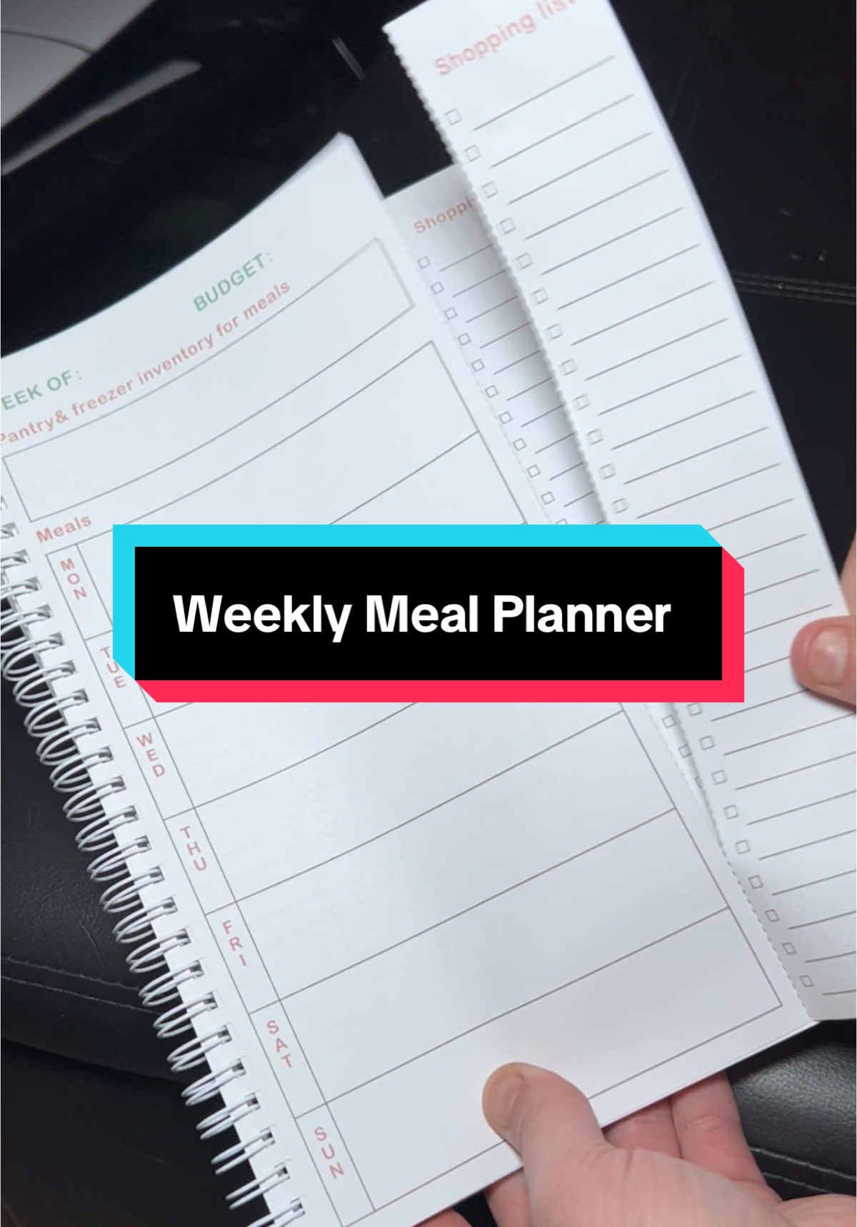 What’s your go to Dinner Menu? 🍴 #weekly #mealplanner #notebook #foodplanner #easytear #grocerylist #expensetracker #organizer #spiral #design #notebook #52weeks #favoriterecipe #familyfavorites #doubletwinwirebound #waterproofcase #perforated #shoppinglist #eathealthy #mealplannerwithgrocerylist #tiktokshopfinds #fyp #trending #tiktokmademebuyit #viralproduct #busymom #planner #mealprep #budgetfriendly #inventory #budgetfriendlymeals #notebook 