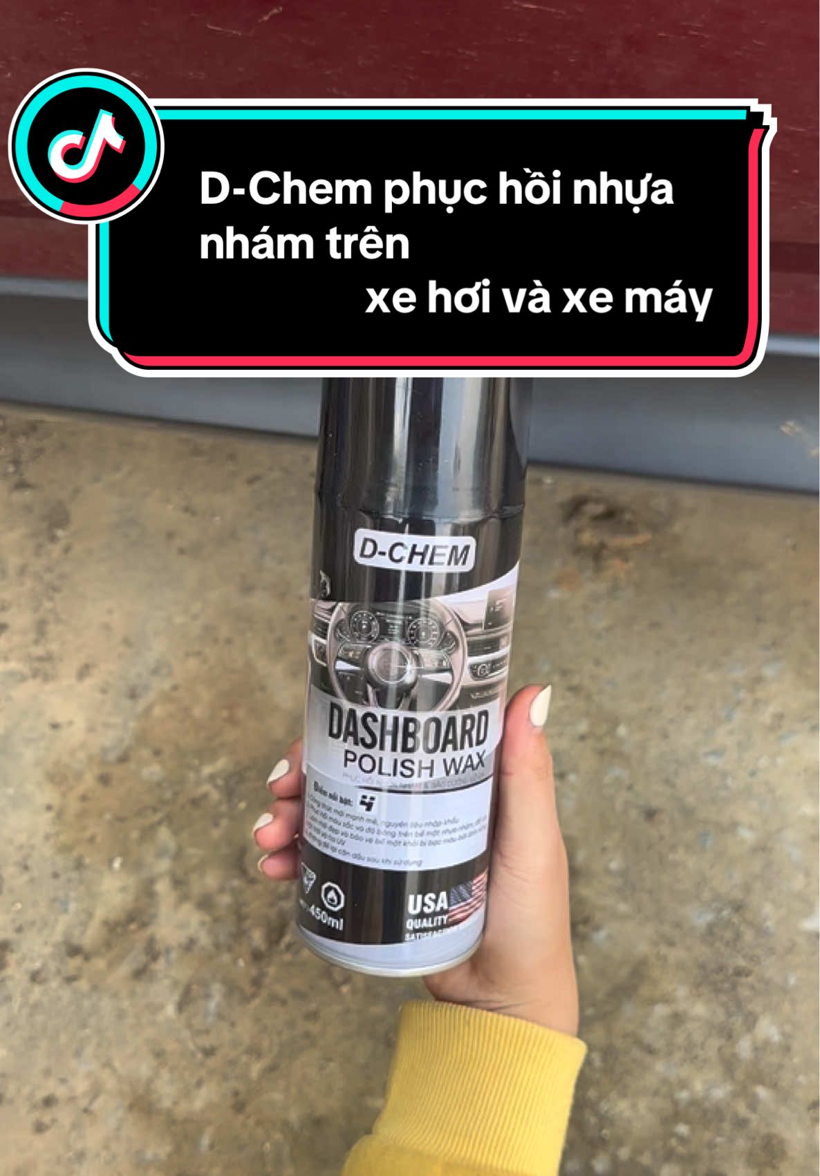 Chai phục hồi nhựa nhám D- Chem Dashboard Polish 450ml & Dạng xịt dưỡng và đánh bóng nhựa nhám ô tô xe máy #xuhuong #Dchem #tiepthilienket #sanphamtienich247 #affiliate 