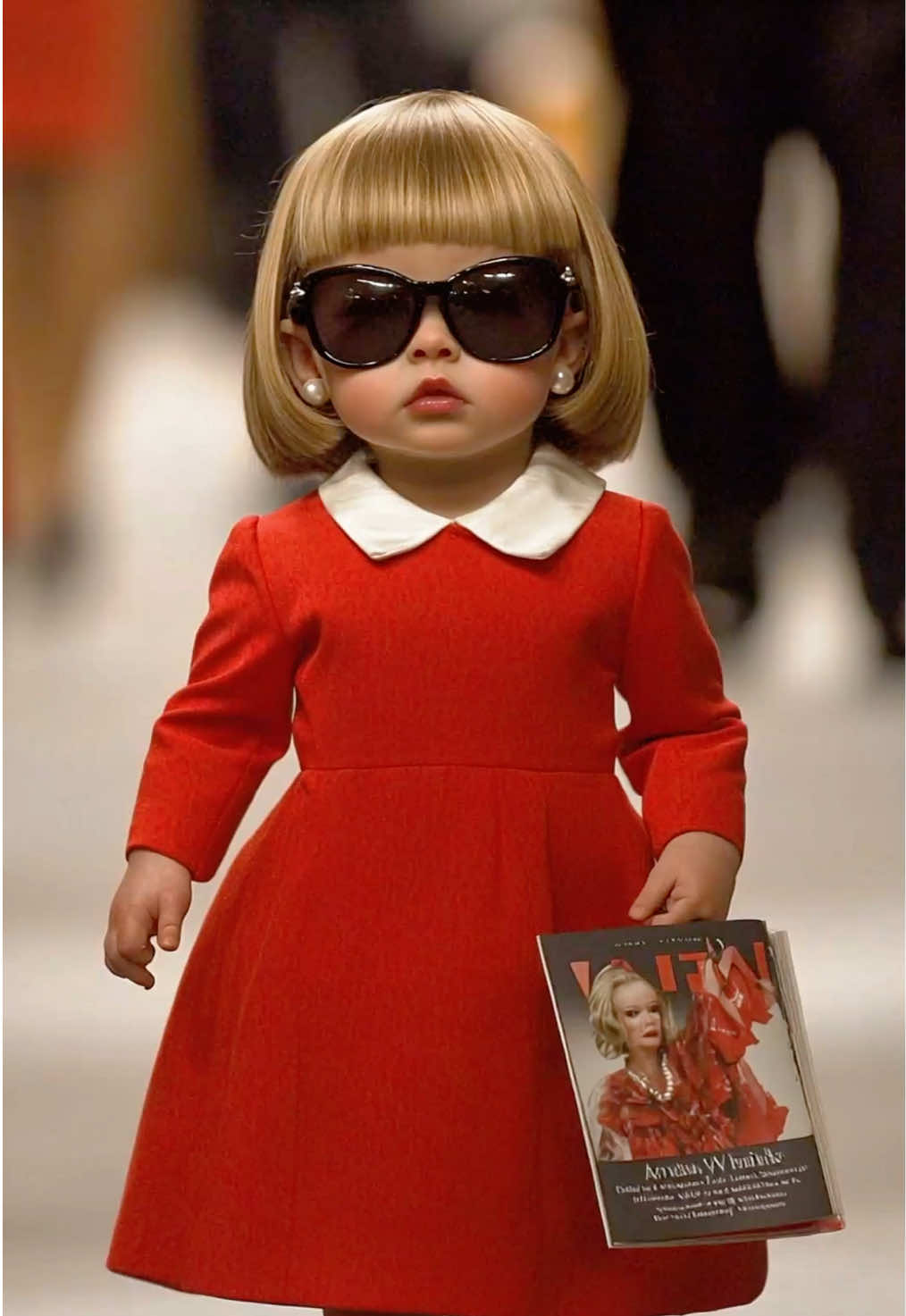 Cute Baby Runway Stars ❤️✨ #baby #cutebaby #babyvideos #babydance #babyshorts #AI #Runway #fyp #viral #kawaii #BabyFashionShow #foryou  