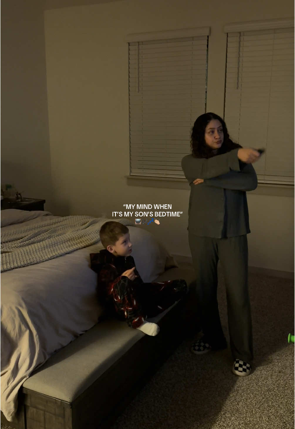 Just posting goofy since tik tok might be going bye bye 🤪 This song will literally play in my head now every time it’s bedtime 😂😂👏🏼 #momlife#bedtime#turnhistvoff#tvoff#funnyvideos#momandson