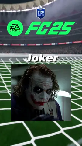 Create Joker in EA Sports FC 25 Clubs #proclubs #fifa #faces #joker #thejoker #eafc 