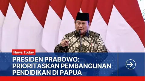 Dengan pendidikan yang berkualitas, anak-anak Papua akan menjadi pilar penting pembangunan bangsa. Presiden Prabowo: Mari bersama wujudkan pemerataan pendidikan! #PapuaMaju Pembangunan Pendidikan Papua